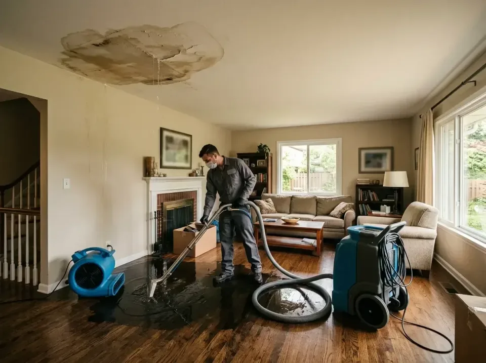 attic-pipe-burst-ceiling-drip-008 — frequently asked questions, Water Damage Restoration & Carpet Care in Collins, MS